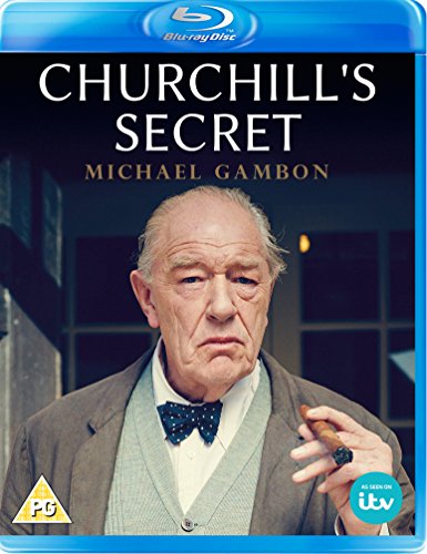 Blu-ray cover featuring Michael Gambon as Winston Churchill holding a cigar.