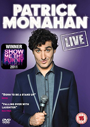 DVD cover featuring Patrick Monahan holding a microphone, against a purple background.