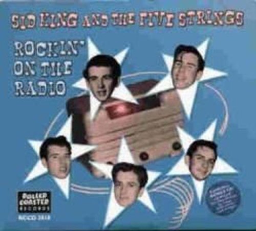CD cover for “Rockin’ On The Radio” featuring musicians and a radio.