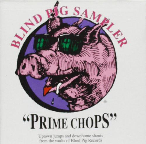 CD cover: pink pig wearing sunglasses within a purple circle.