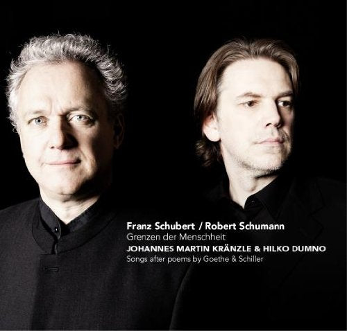 "CD cover featuring two men with text on a black background."