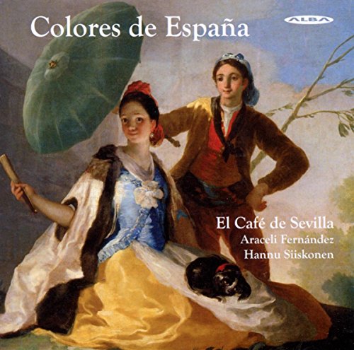 CD cover depicting two women with a parasol and small dog.