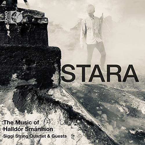 Blu-ray cover for “Stara” featuring a man and abstract stone shapes.