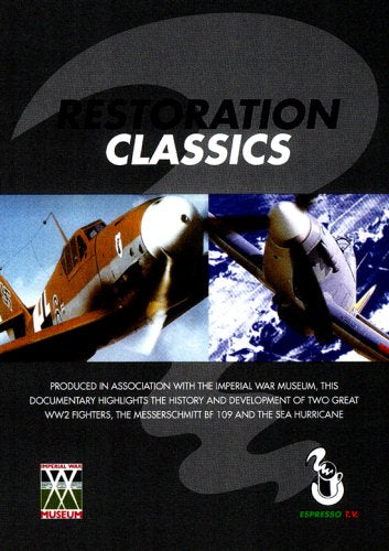 DVD cover for "Restoration Classics" featuring WWII fighter planes.