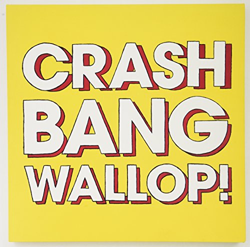 Yellow album cover with bold red and white text: “CRASH BANG WALLOP!”