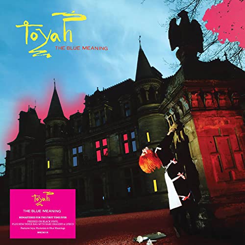 Toyah’s “Blue Meaning” vinyl album cover with a gothic castle image.