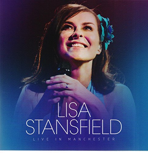 "CD cover featuring Lisa Stansfield holding a microphone, with blue background and text."