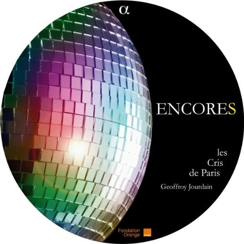 A CD cover featuring a disco ball with multicolored tiles and white text on a black background.