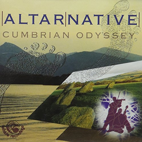 CD cover for "Altar Native - Cumbrian Odyssey" with landscape imagery.