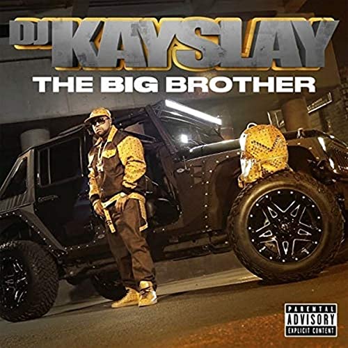 CD cover for Dj Kay Slay’s “The Big Brother” featuring a man and car.