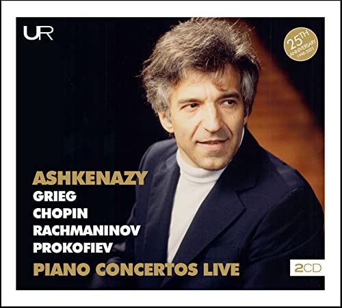 CD cover featuring a portrait of pianist Vladimir Ashkenazy.