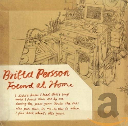 CD cover: sketched room interior with text "Britta Persson Found At Home".