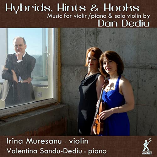 CD cover featuring three people, a violinist, and a window reflection.