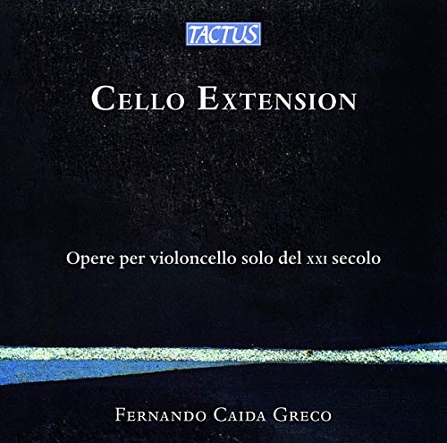"CD cover with black background, white text, and a blue and white stripe."