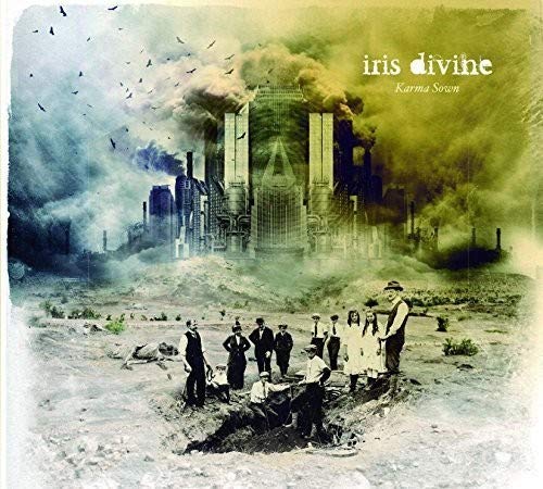 CD cover: smoky industrial landscape with figures in vintage clothing.