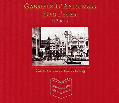 Red book cover with gold text, black-and-white Venice image, and open book icon.