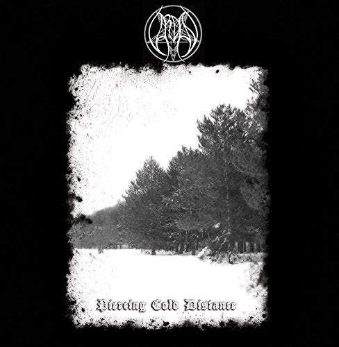 Black and white CD cover with snowy forest landscape and ornate logo.