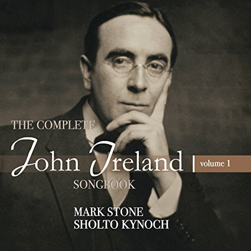 CD cover featuring a portrait of composer John Ireland and text details.