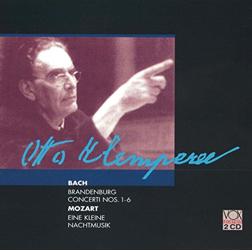 CD cover with a black-and-white photo of Otto Klemperer and his signature.