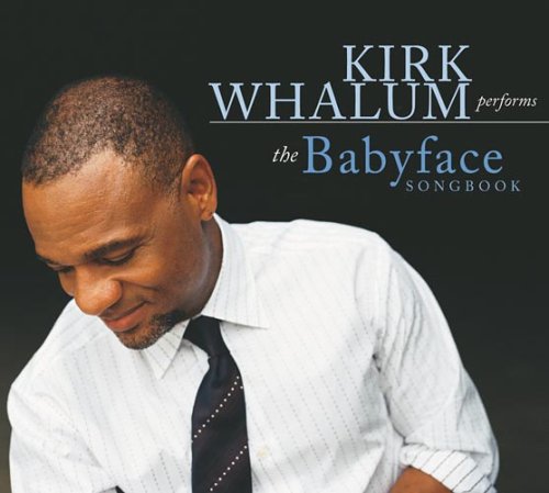CD cover featuring Kirk Whalum in white shirt and black tie against a black background.