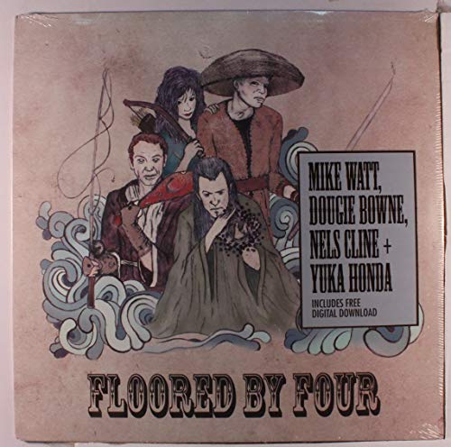 Vinyl album cover featuring four musicians in illustrated historical attire.