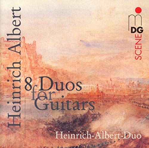 CD cover for Heinrich Albert Duo, featuring a castle painting.