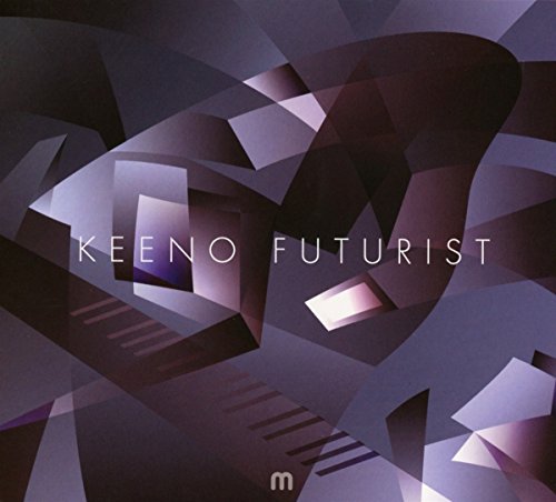 CD cover for Keeno’s “Futurist” with abstract purple and grey geometric shapes.