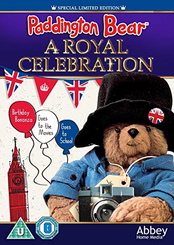 "Paddington Bear DVD cover featuring a bear in a hat and blue coat."