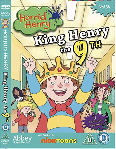 "Cartoon DVD cover featuring a boy wearing a crown, with other children in the background."