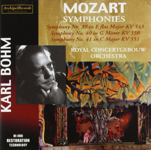 A CD cover featuring Mozart's Symphonies Nos. 39-41 by Royal Concertgebouw Orchestra.