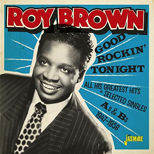 CD cover featuring Roy Brown’s portrait with bold red and blue text.
