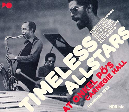 "CD cover featuring black-and-white image of musicians performing, with text overlay."