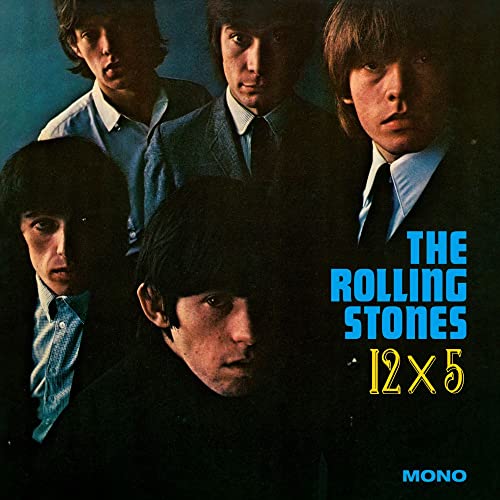 The Rolling Stones album cover, 12 x 5, featuring four band members.