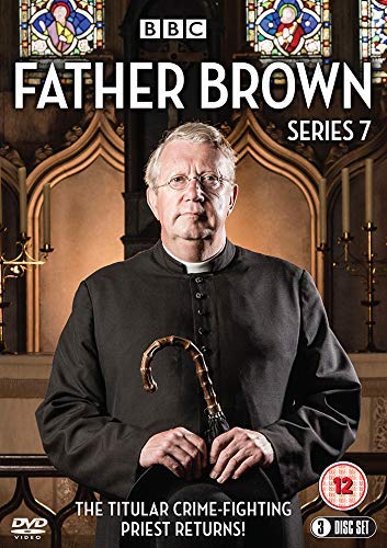 DVD cover for “Father Brown Series 7” featuring Mark Williams as the priest.