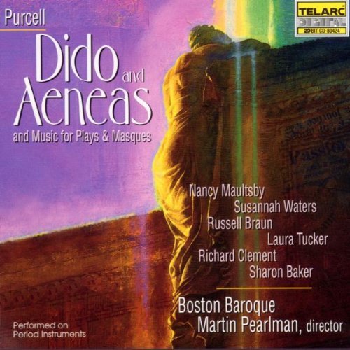 CD cover for "Dido and Aeneas" with a person leaning on a wall.