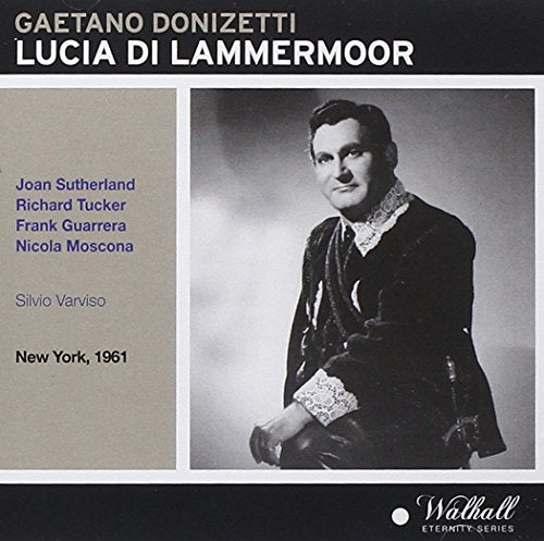 CD cover for “Lucia di Lammermoor” featuring a portrait of Richard Tucker.