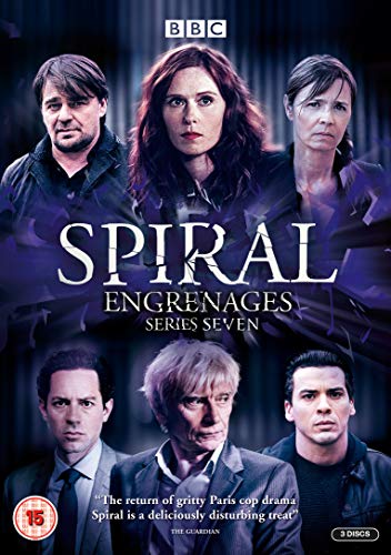 DVD cover for "Spiral" series seven featuring six serious actors.