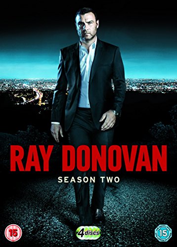"Ray Donovan Season 2 DVD cover featuring a man in a suit."