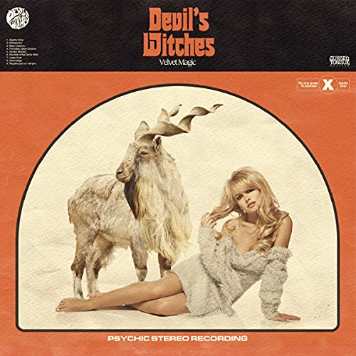 CD cover: woman and goat against a red and white background.