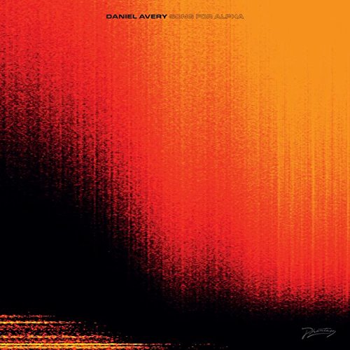 Album cover for Daniel Avery’s “Song For Alpha,” gradient red and black.