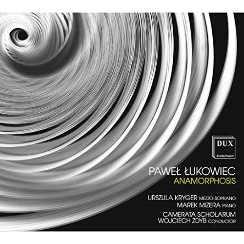 "CD cover with swirling silver rings on black background and white and yellow text."