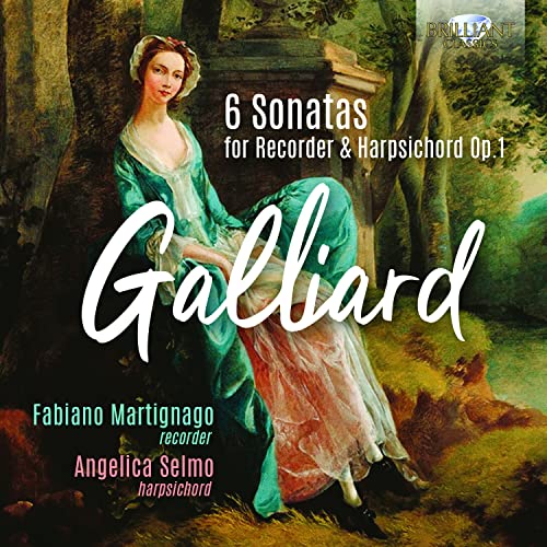 CD cover: woman in historical dress, forest background, musical text.