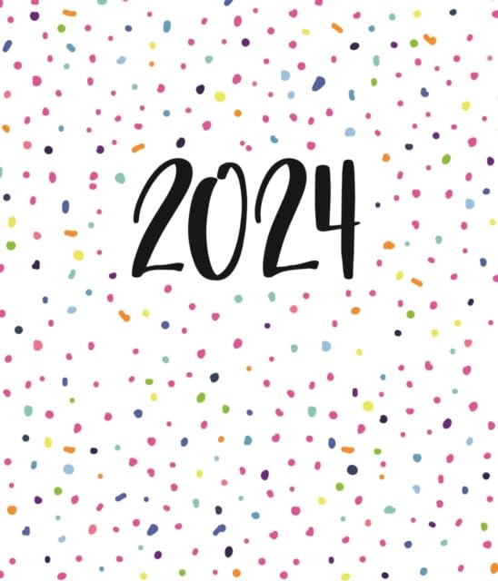 CAROUSEL CALENDARS Spots Square Pocket Fashion Diary 2024