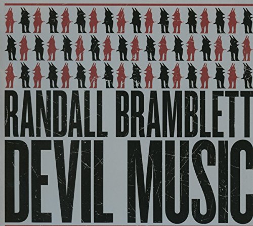 CD cover for Randall Bramblett’s “Devil Music” with repeating devil silhouettes.