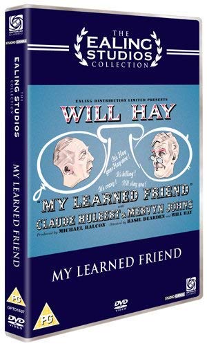 DVD cover for “My Learned Friend” featuring two illustrated faces.