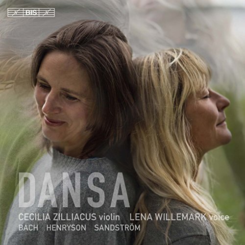 CD cover featuring two women, back to back, with translucent overlay and text.