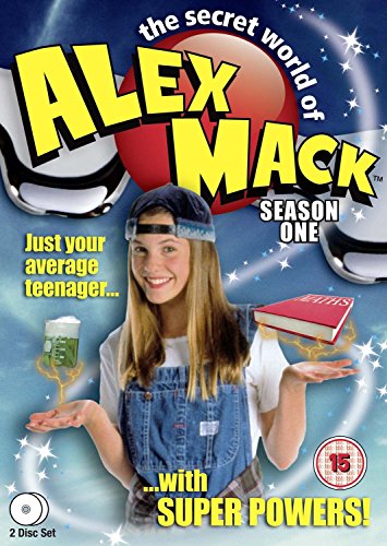 DVD cover for "Alex Mack" Season One, featuring a young woman with powers.