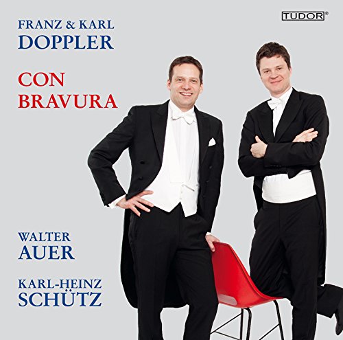 "CD cover featuring two men in black tuxedos against a gray background."