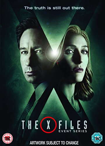 DVD cover for The X-Files Event Series featuring Fox Mulder and Dana Scully.