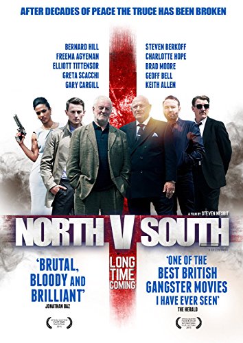 North V South" DVD cover featuring a group of actors in dark clothing.